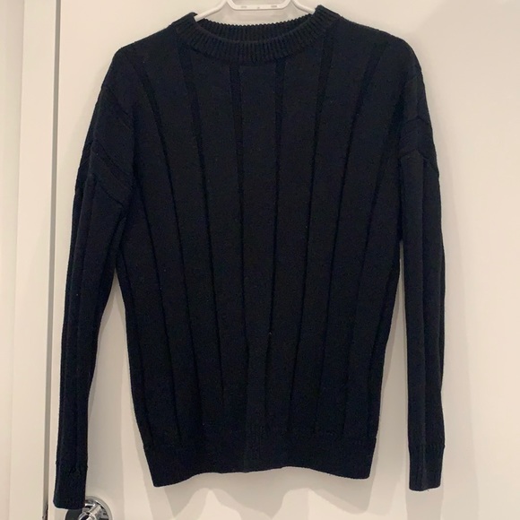 Oak and Fort Black Sweater - Picture 1 of 3